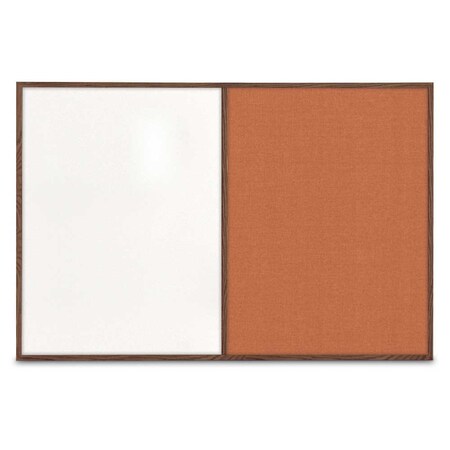 United Visual Products Slim Style Indoor Enclosed Radius Corkbo UVRDS42SB-SATIN-DBURGU